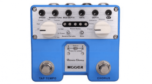 Mooer Reverie twin pedals reverb hours preset twin switches