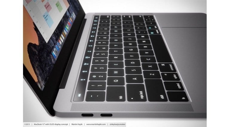 Apple MacBook Pro 2016 Rumour - OLED Display Touch Bar