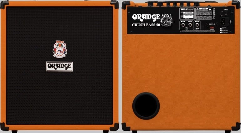 Orange Crush Bass 50W Bass Guitar Combo Amp Orange