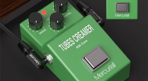 Mercuriall Audio Free Tubes Creamer virtual Tube Screamer Ibanez SRV TS-808 pedal