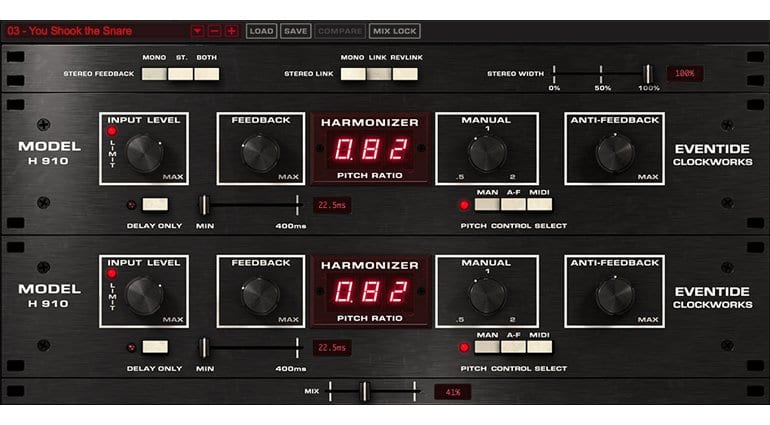 eventide h910 harmonizer demo