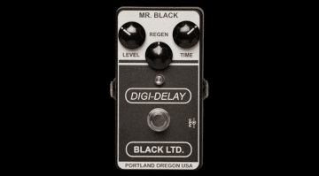 LTD Digi-Delay Mr Black limited edition boutique pedal fx guitar bass