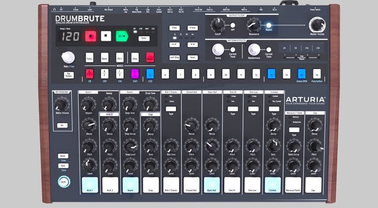 Arturia DrumBrute analogue drum synthesizer