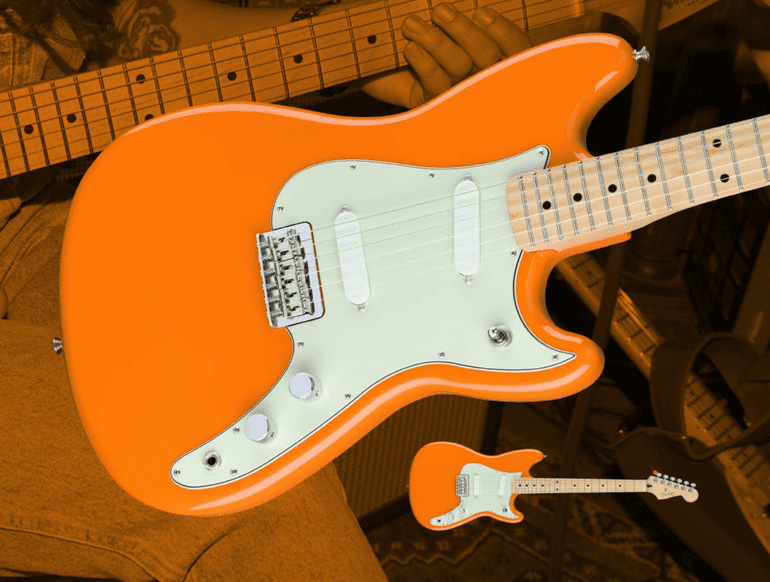 fender duo sonic orange