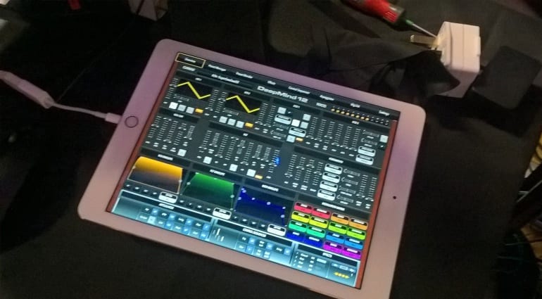 Behringer Deep Mind 12 iPad app - also available on desktop. Sorry for the crap photo