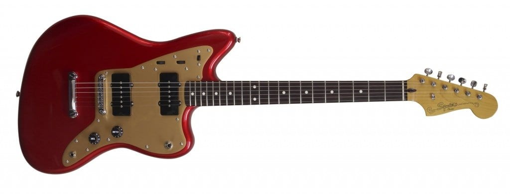 Squier Jazzmaster in Candy Apple Red