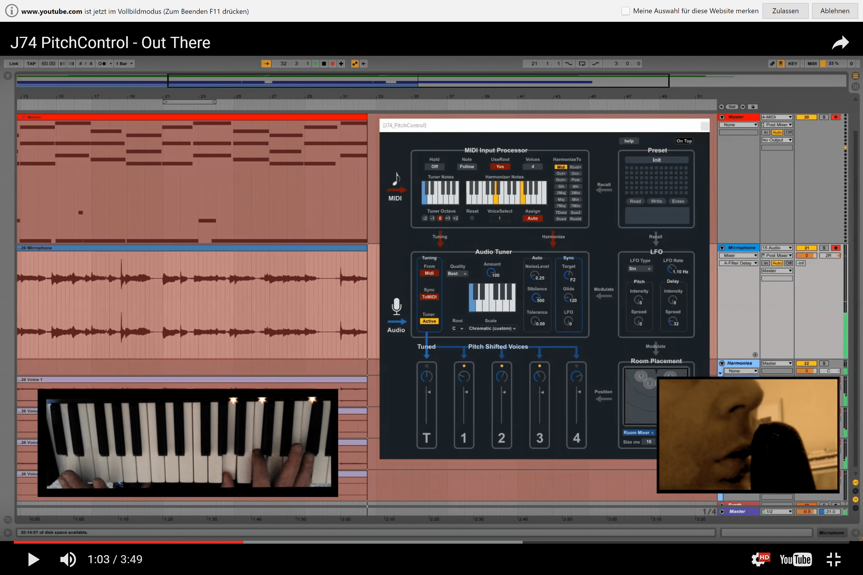 J74 PitchControl exciting new realtime vocal effects