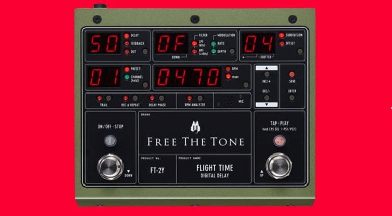 Flight Time FT-2Y delay pedal by Free The Tone takes off - gearnews.com
