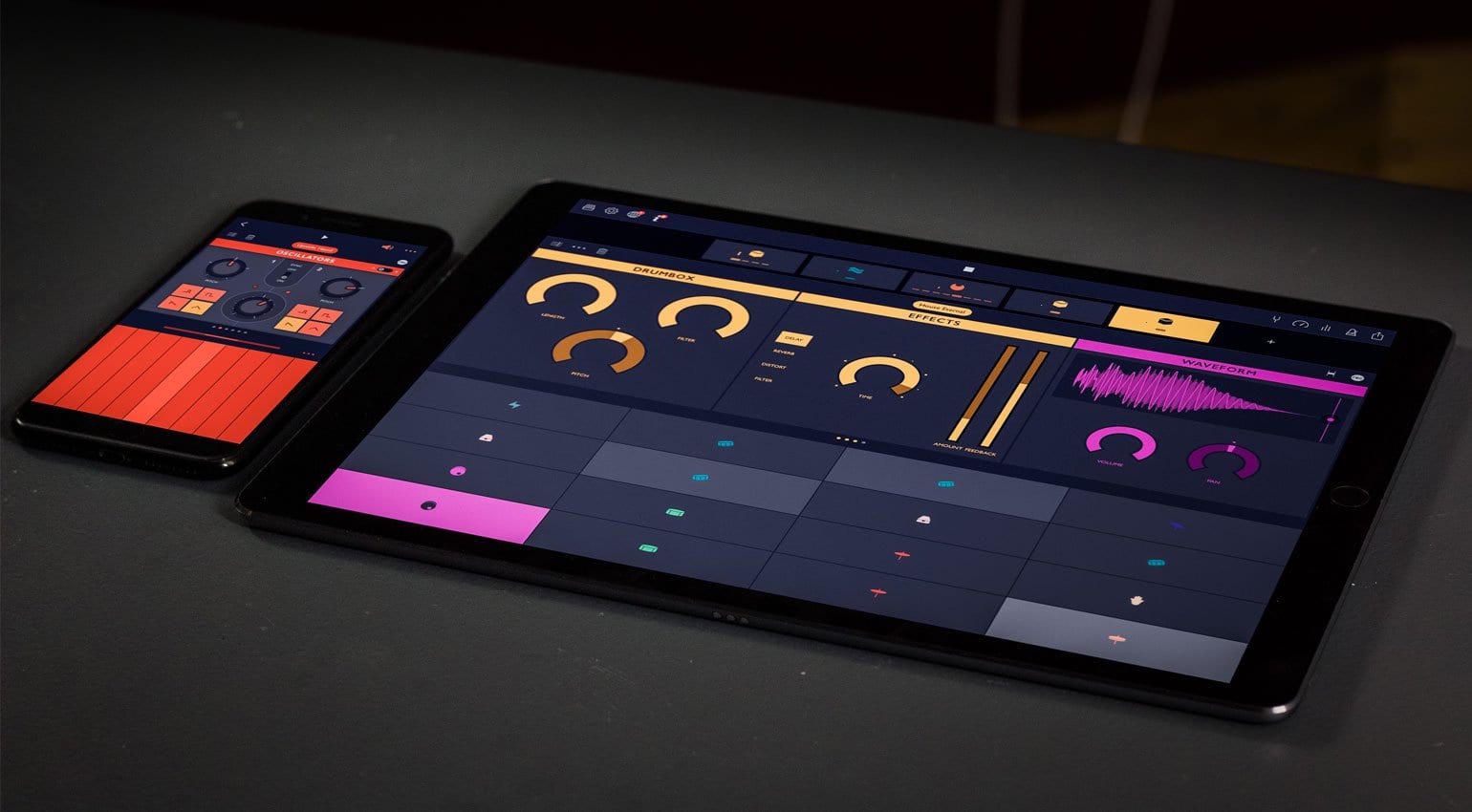 Groovebox A beats and synths studio for iOS