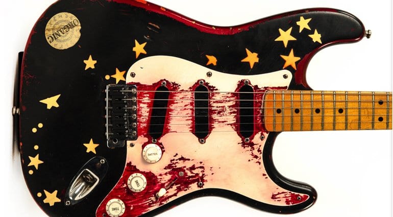 Billy Corgan S Smashing Pumpkins Stratocaster For Sale Gearnews Com