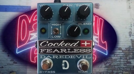 Daredevil Pedals Cocked & Fearless pedal