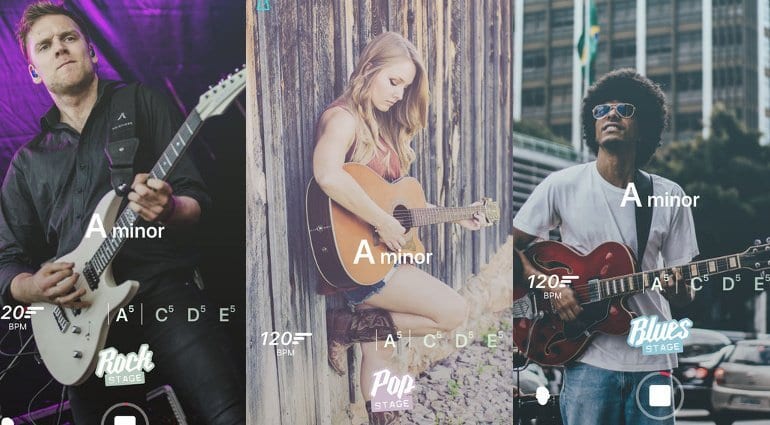 Fretello Stage A Free App To Jam Guitar Riffs To Backing Tracks Gearnews Com