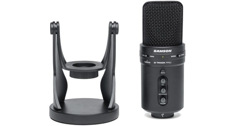 Samson outs G-Track Pro USB microphone with instrument input - gearnews.com