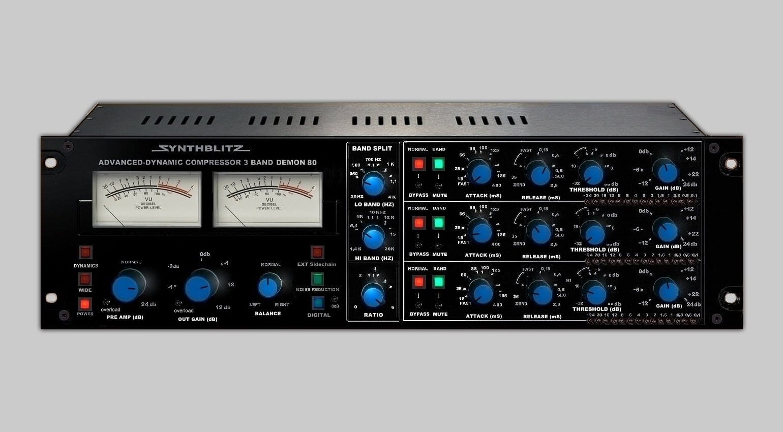 Demon 80, a cheap multiband compressor plugin with an analogue soul
