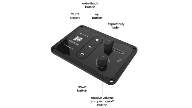 HyVibe Smart Acoustic Guitar controls