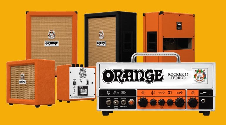 Namm 2018 Orange Rocker 15 Terror Orange Crush Mini And Ppc212