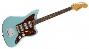 Fender 60th Anniversary Jazzmaster Daphne Blue Fornt 3 Toaster humbuckers