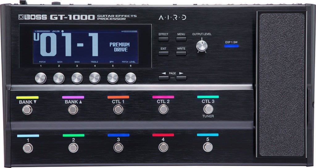 NAMM 2018 BOSS launches new GT1000 multieffects processor flagship