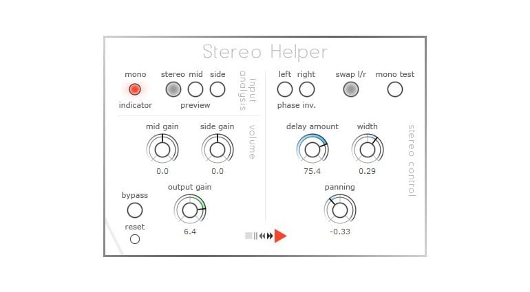 Stereo Helper