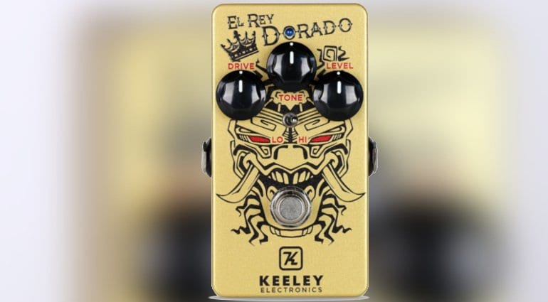 Keeley El Rey Dorado Overdrive Distortion Guitar Effect Pedal 