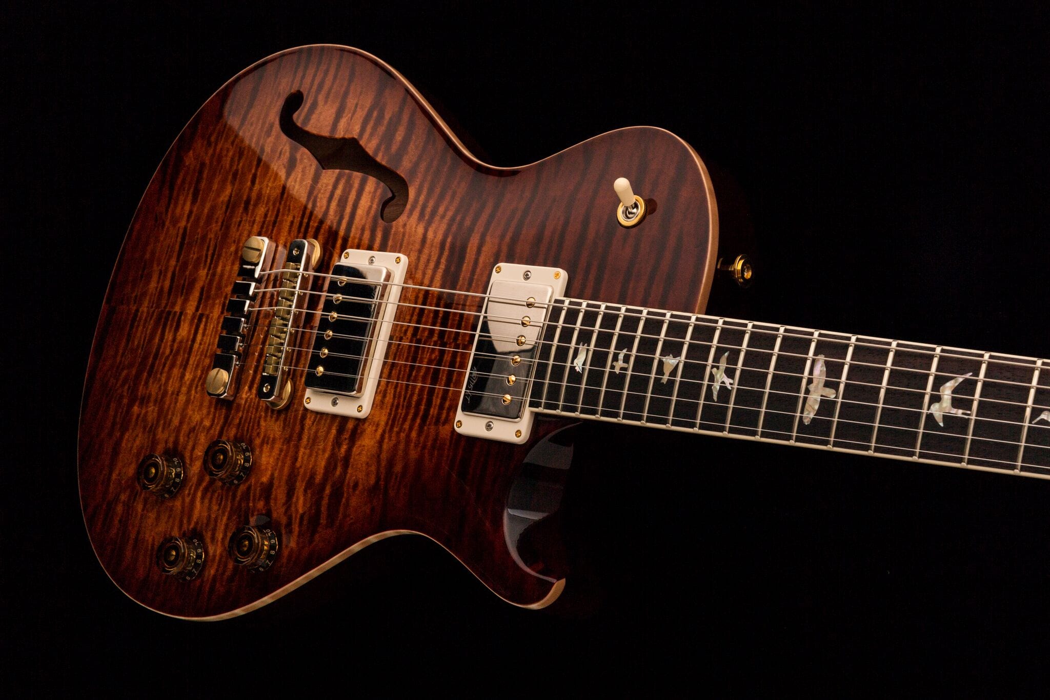 PRS Singlecut McCarty 594 Semi Hollow Copperhead Burst