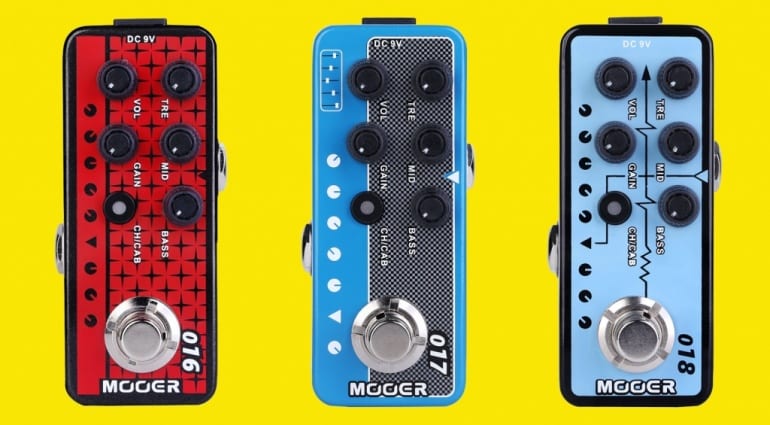 Mooer Micro Preamp pedals - Phoenix, Cali-MkIV and Custom 100