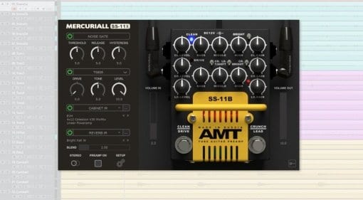 Mercuriall Audio AMT SS-11A preamp plugin