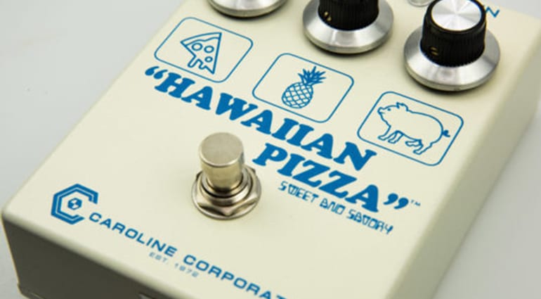 Caroline Guitar Company Hawaiian Pizza fuzz/drive pedal