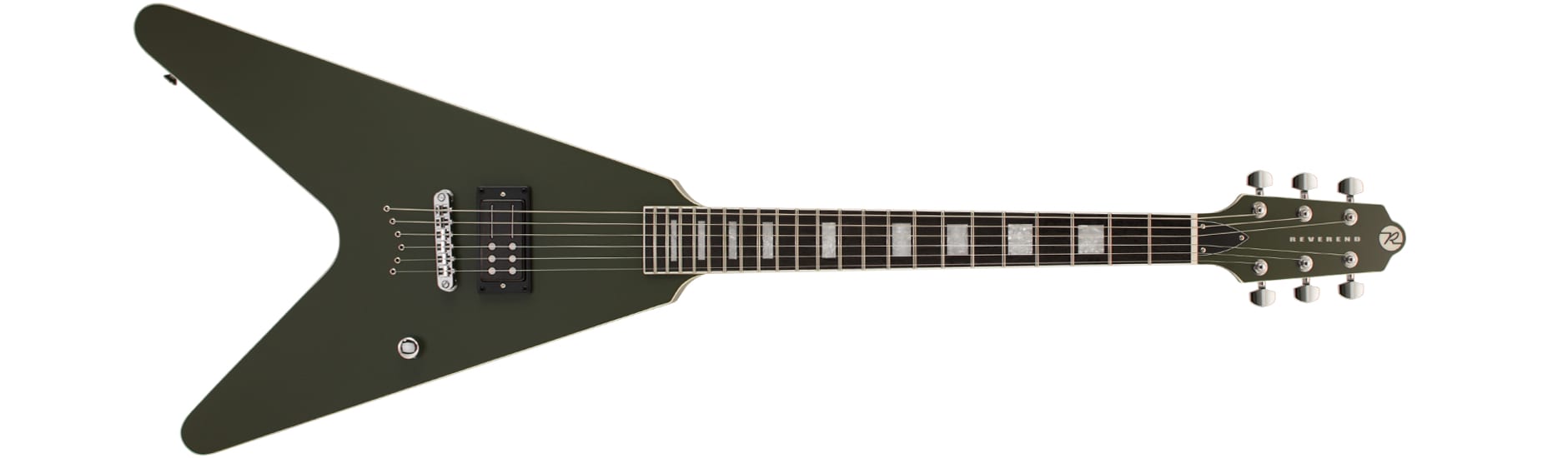 Reverend Guitars Todd Evans Signature Squatch Hammer Army Green