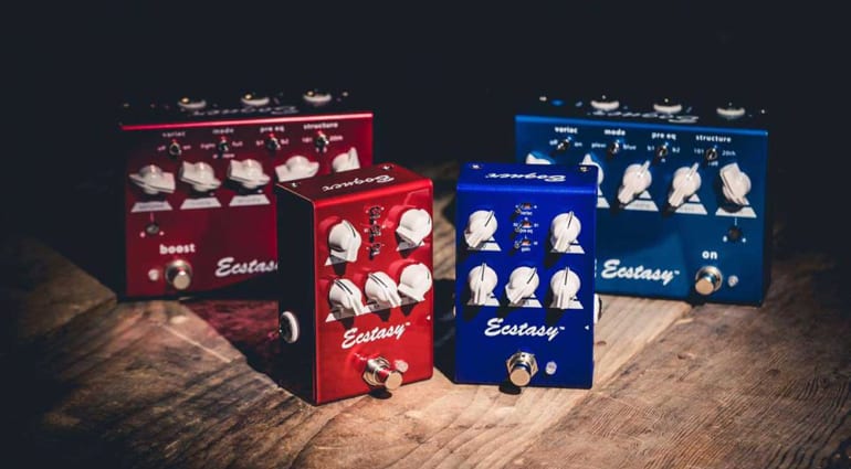 Bogner Ecstasy Red and Blue Mini pedals: Smaller size, same boutique tone?  - gearnews.com