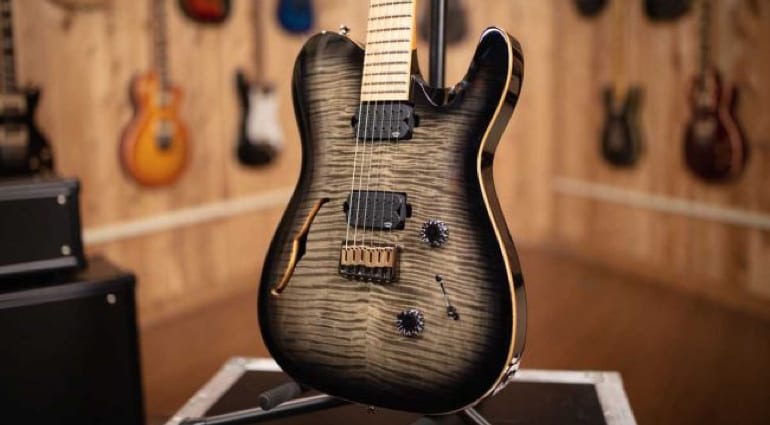 Chapman Guitars ML3 Modern Semi-Hollow Obsidian Burst - Guitar Center Exclusive model