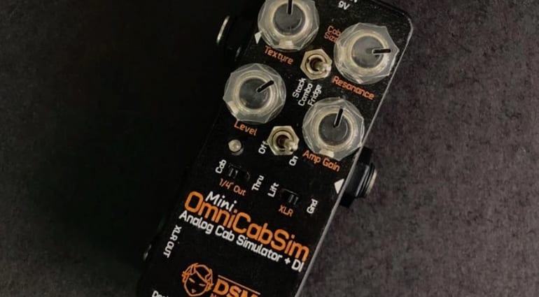 DSM Noisemaker OmniCabSim Mini, a tiny power amp and cab sim pedal 