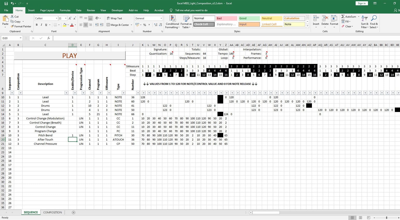 excel midi this spreadsheet sequencer will make music from your tax how to make music program