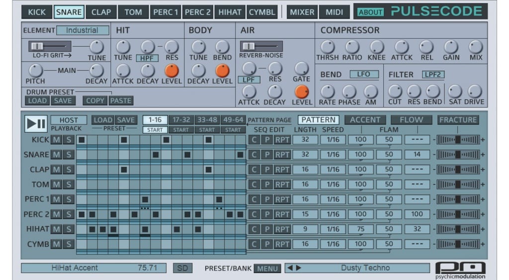 TRAX A cool VST drum machine for modern beatdriven genres