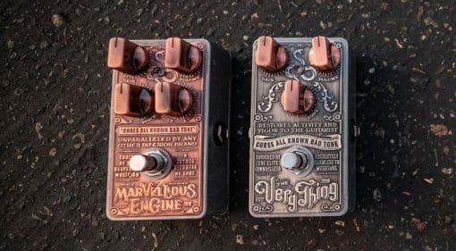 Rob Chapman's Snake Oil Fine Instruments pedals