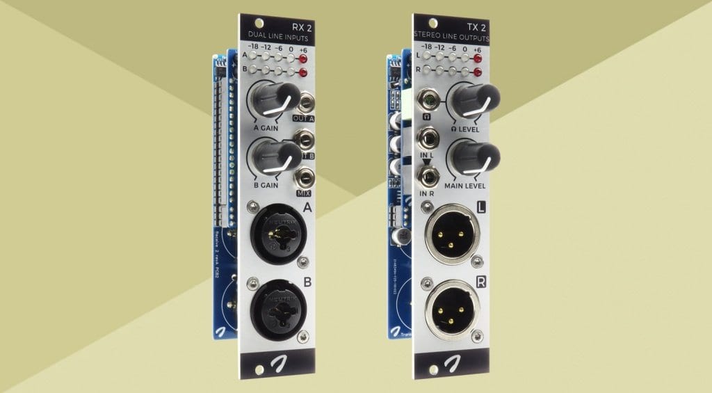 Receive 2 and Transmit 2 stereo inputs and outputs for your Eurorack