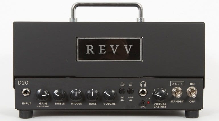 Tube Amp Cab Sim And Load Box In One The Revv D20 Lunchbox Amp