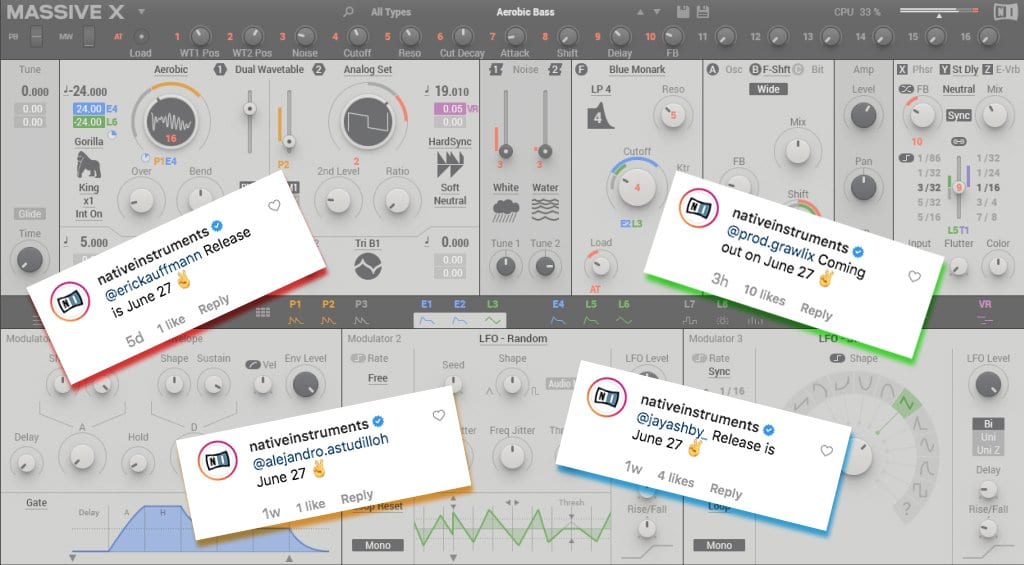 Native Instruments Massive X set for 