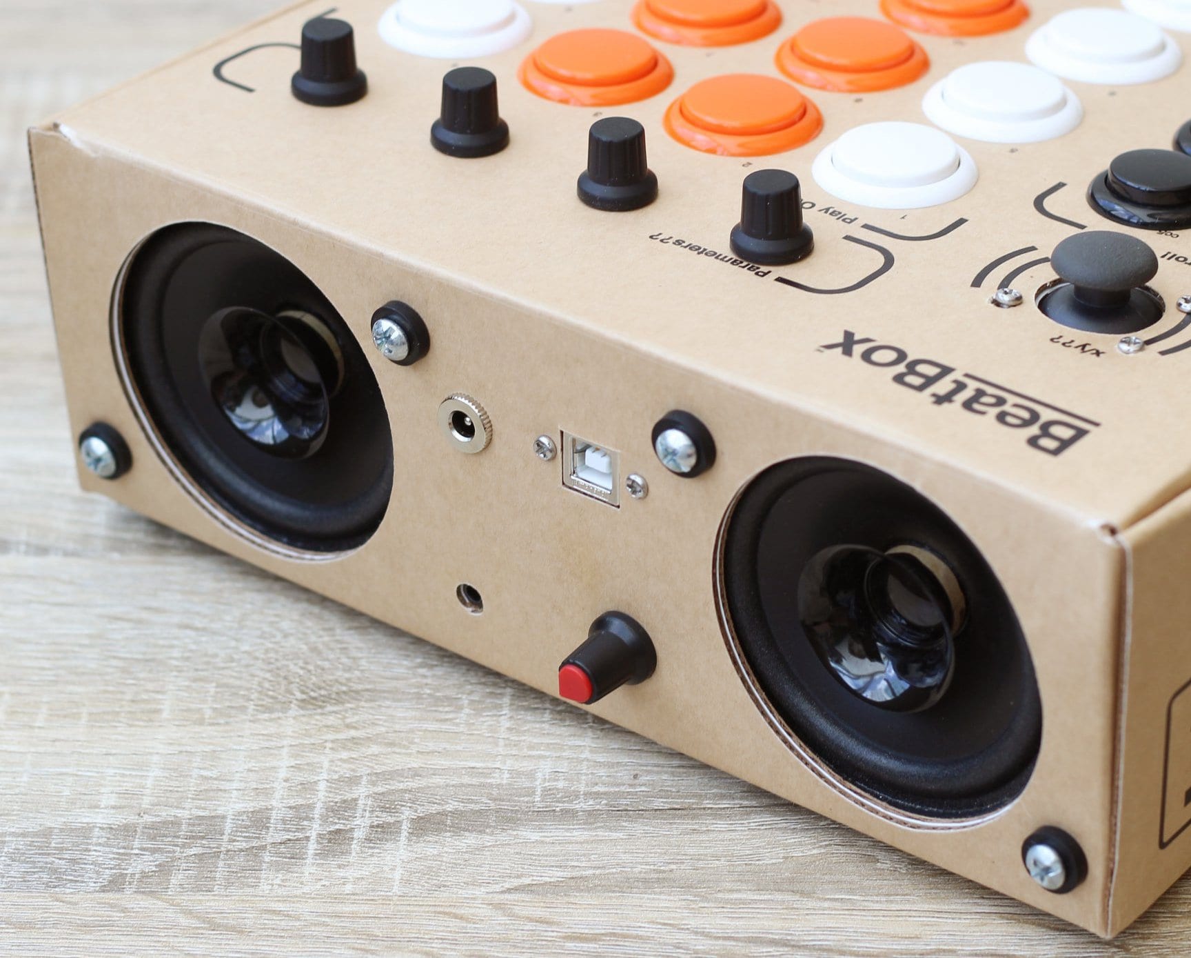 BeatBox by Rhythmo: Check out this DIY drum machine in a cardboard 