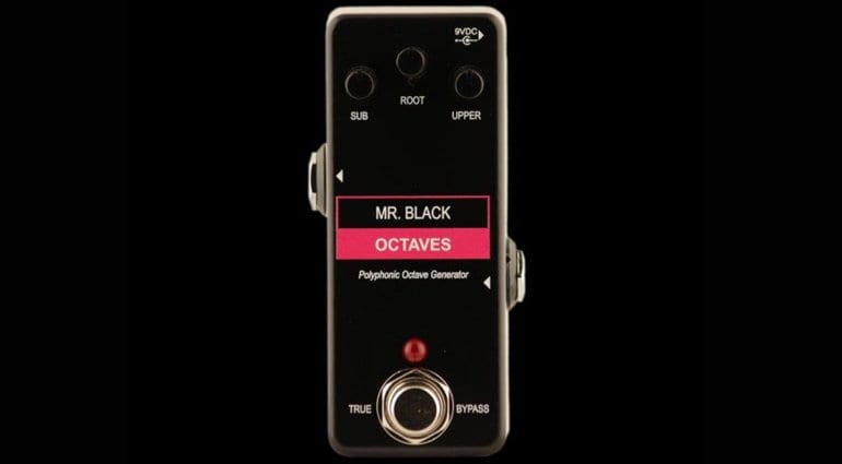 Mr Black Mini Octaves pedal