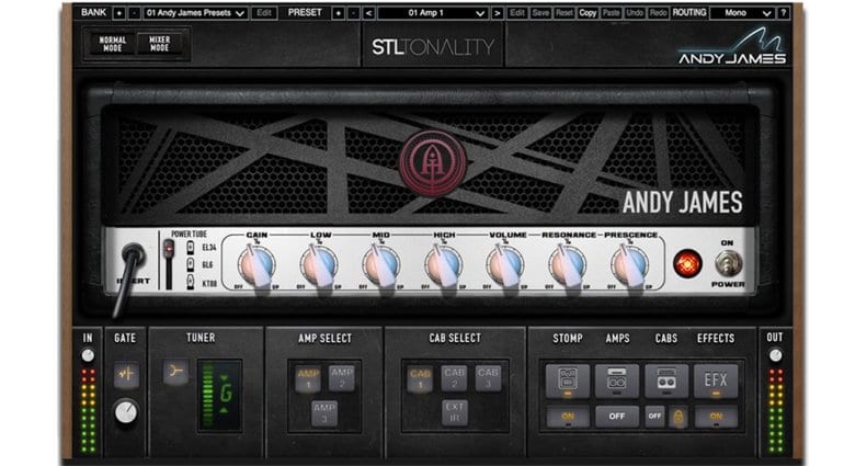 STL Tones Andy James signature plugin