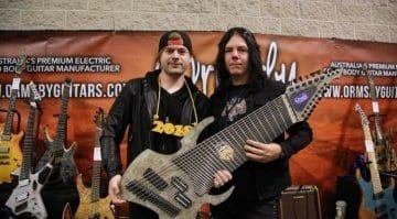 Jared Dines and the 18-string beast!