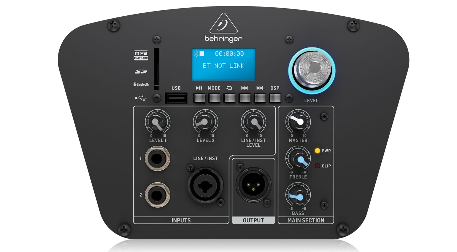 Behringer C210B: portable column PA with 10 hours of battery life ...