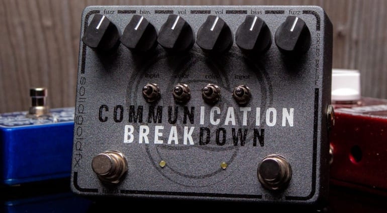 SolidGoldFX Communication Breakdown 2-in-1 Tonebender fuzz