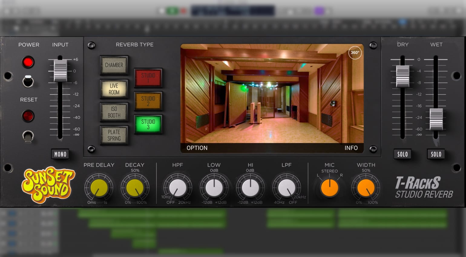 sunset studio reverb