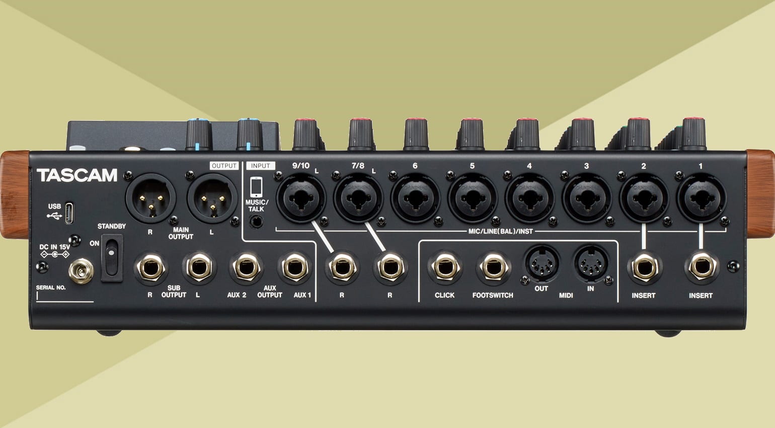 NAMM 2020 TASCAM Model 12 digital recorder and desktop mixer