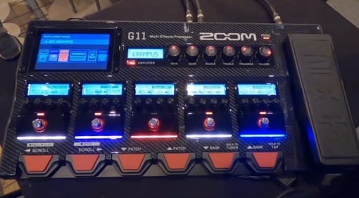 Zoom G11 multi-effects unit