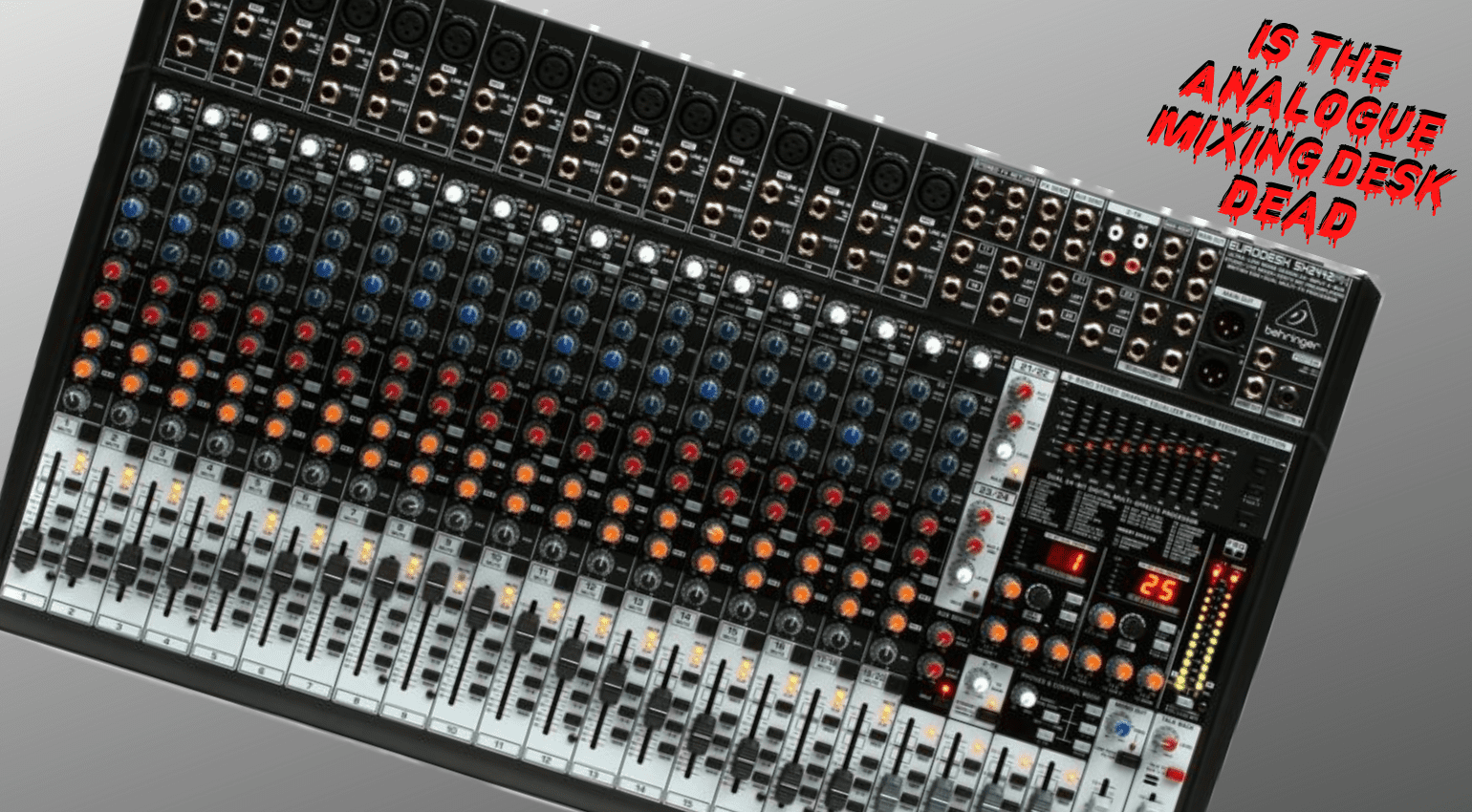 Poll Is The Analog Mixer Dead For Live Sound Gearnews Com