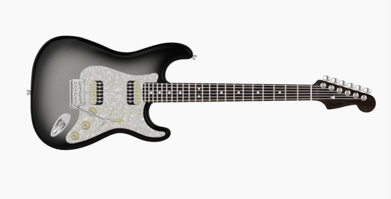 Fender Mod Shop Silverburst HH Stratocaster with rosewood neck