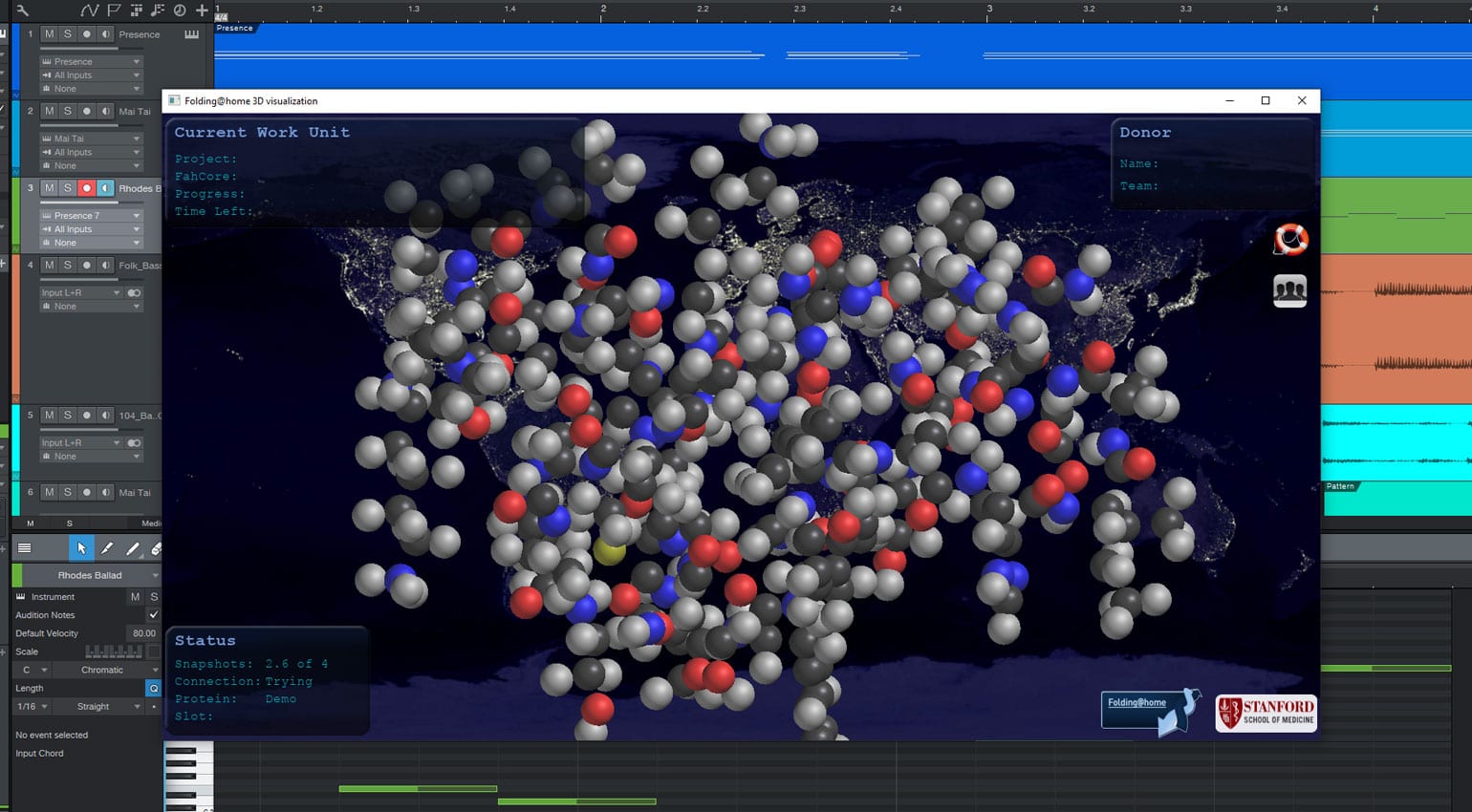 Fight COVID19 with your DAW computer by FoldingHome